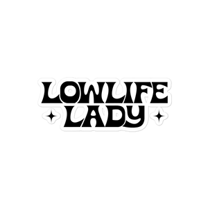 Lowlife Lady Logo Sticker