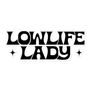 Lowlife Lady Logo Sticker