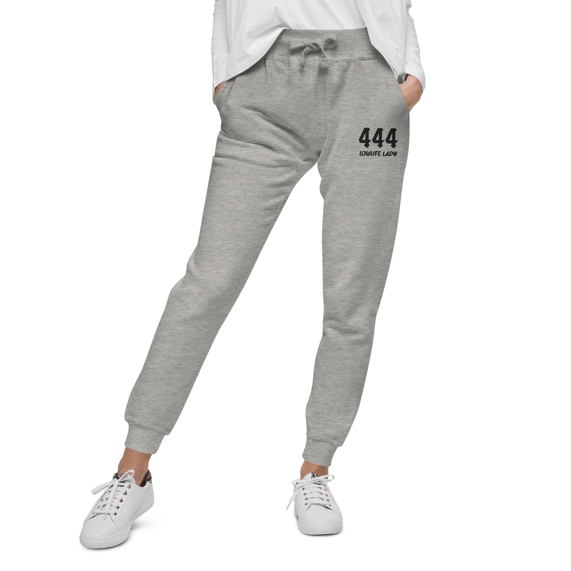 Angel Number Embroidered Sweatpants