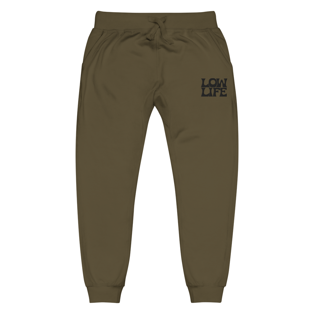 Lowlife Logo Embroidered Sweatpants