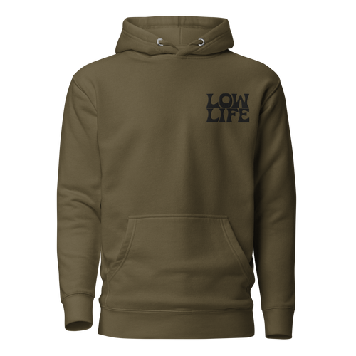 Lowlife Logo Embroidered Hoodie